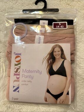 Noa & Joy Maternity Panty 3-Pack - Blush & Black
